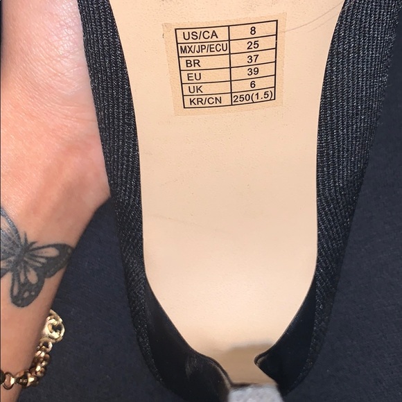 Black and Red Sock Boots - Picture 4 of 4